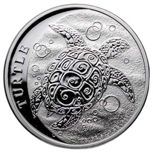 1 oz Silbermünze Niue Schildkröte 2021