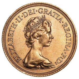 1 Pfund Gold Sovereign, Elisabeth II Diadem
