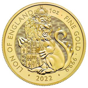 1 oz Gold Lion of England, Serie Royal Tudor Beasts 2022
