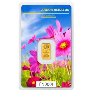 1g Gold Argor Heraeus, Limited Edition FRÜHLING