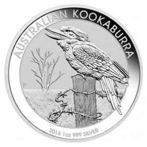 1 oz Silbermünze Kookaburra 2016 