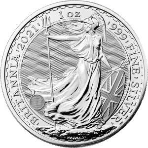 1 oz Silbermünze Britannia 2021 