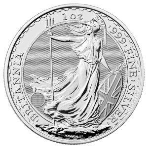 1 oz Silbermünze Britannia, divers