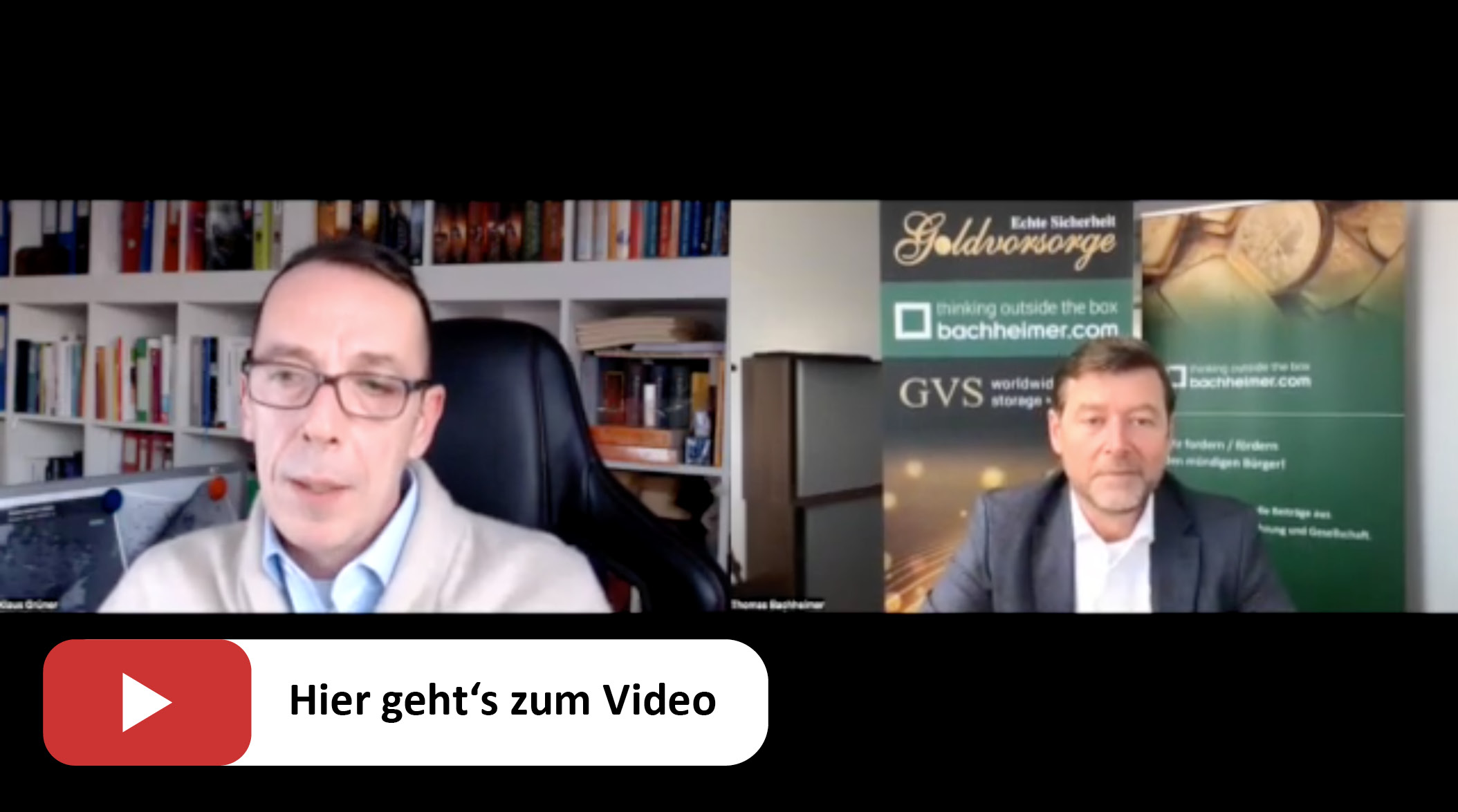 Thomas Bachheimer im Gespräch mit Klaus Grüner
